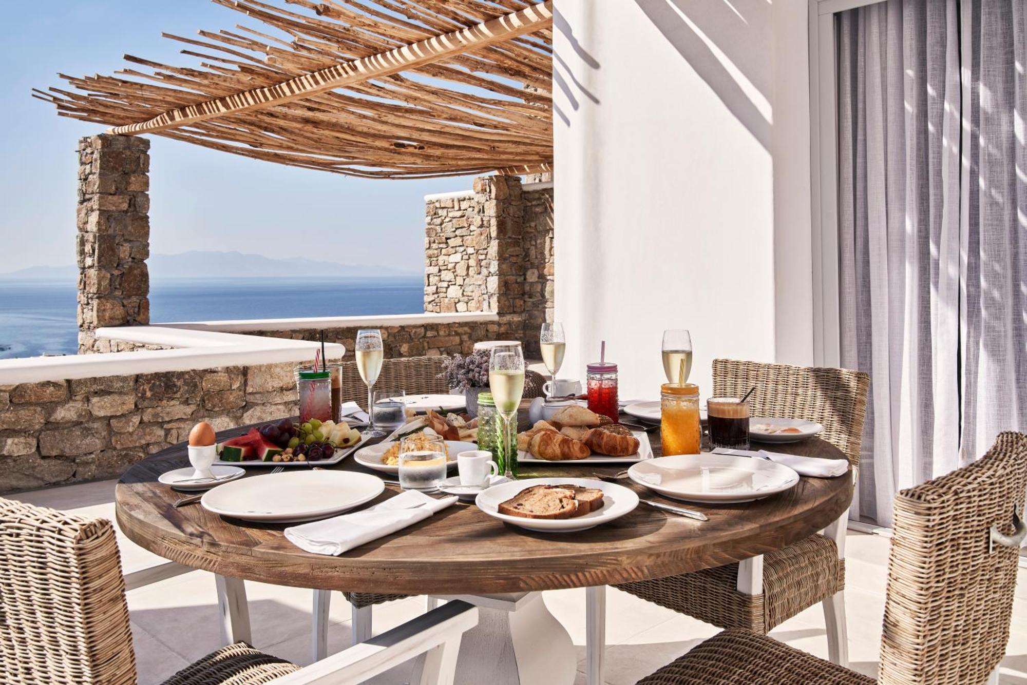 Katikies Villas Mykonos Елия Екстериор снимка