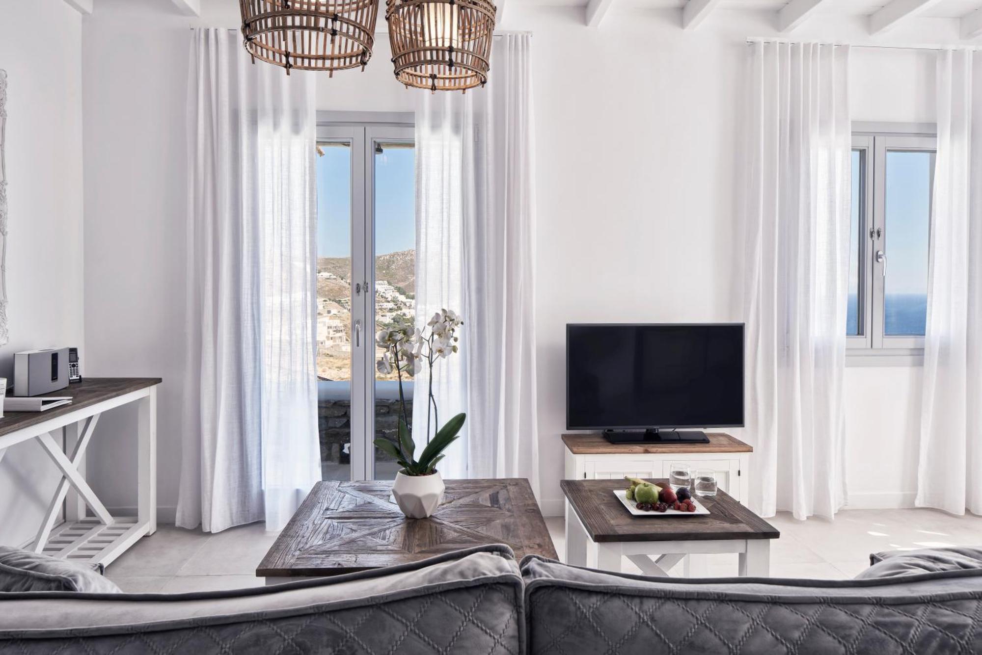 Katikies Villas Mykonos Елия Екстериор снимка