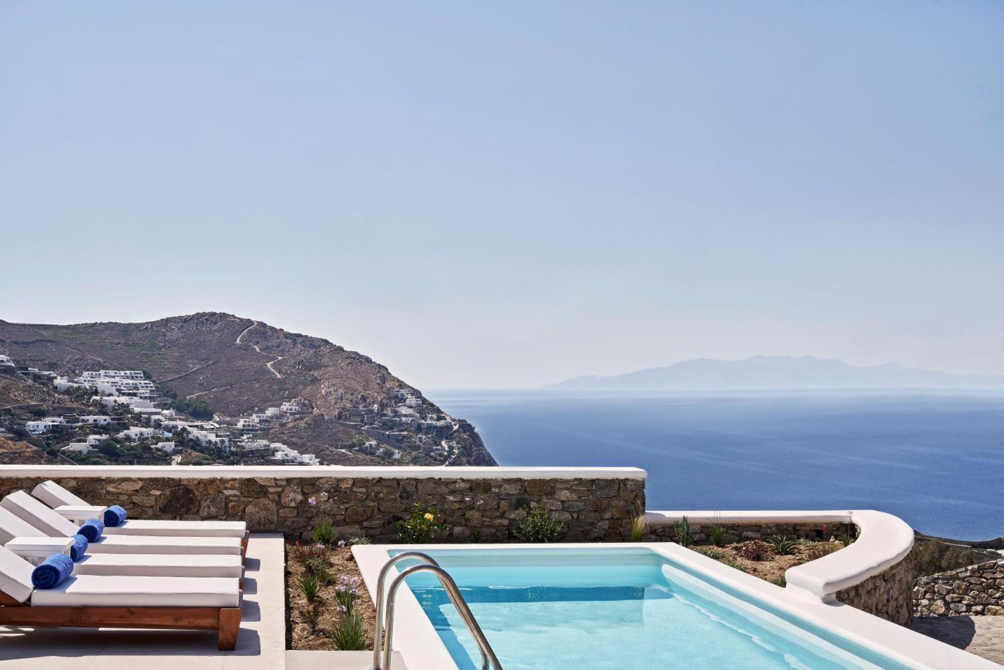 Katikies Villas Mykonos Елия Екстериор снимка