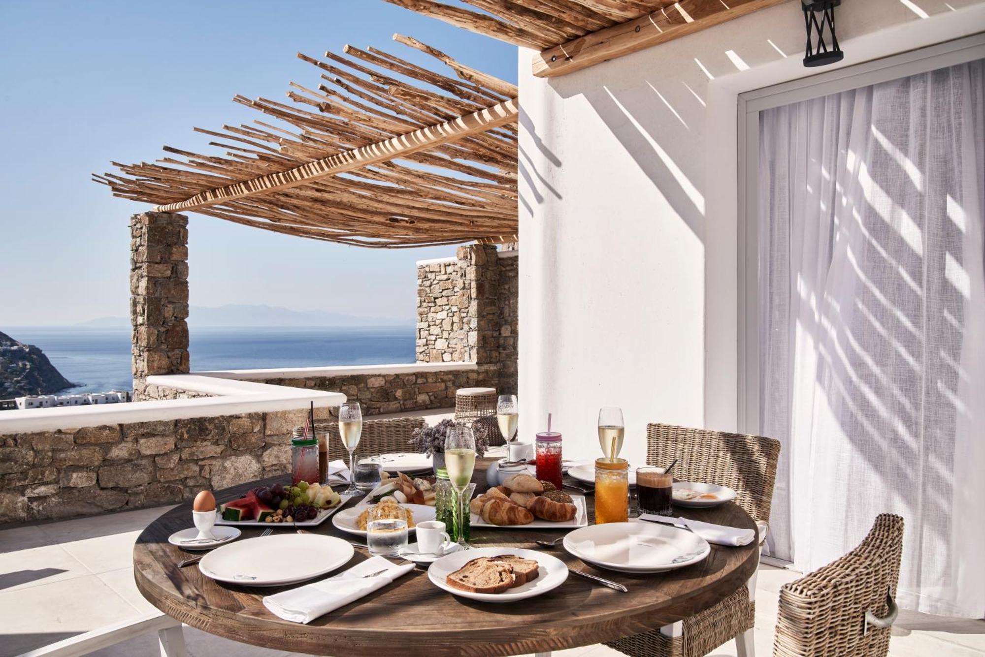 Katikies Villas Mykonos Елия Екстериор снимка