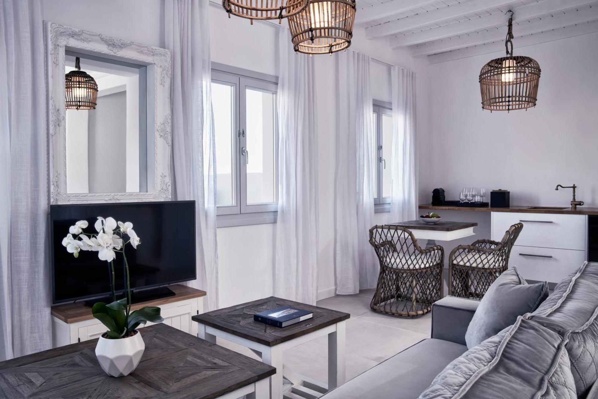 Katikies Villas Mykonos Елия Екстериор снимка